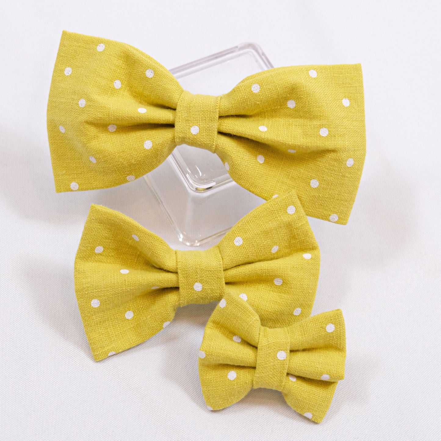 Yellow Dots Bow Tie